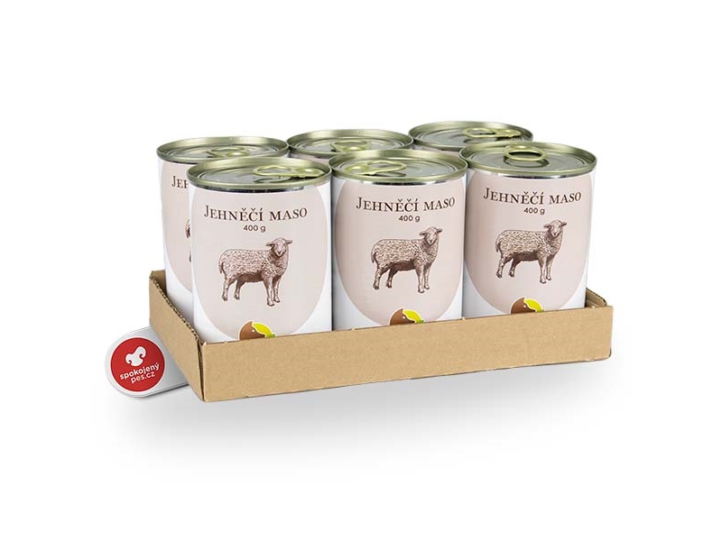 Bohemia jehněčí maso ve vlastní šťávě SET 6x 400 g