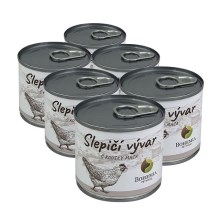 Bohemia slepičí vývar s kousky masa SET 6x 140 ml