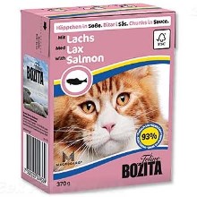 Bozita kousky v omáčce s masem z lososa Tetra Pak 370 g Bozita kousky v omáčce s masem z lososa Tetra Pak 370 g
