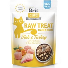 Brit Care Cat Raw Treat Hair & Skin Fish & Turkey 40 g