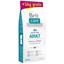 Brit Care Dog Grain-free Adult Salmon & Potato 12+2 kg ZDARMA