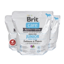 Brit Care Dog Grain-free Junior LB Salmon & Potato 1 kg