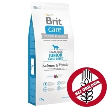 Brit Care Dog Grain-free Junior LB Salmon & Potato 12 kg