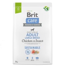Brit Care Dog Sustainable Adult Large Breed Chicken & Insect 3 kg