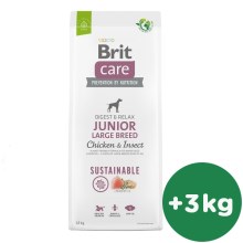 Brit Care Dog Sustainable Junior Large Breed Chicken & Insect 12 kg