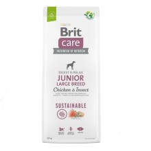 Brit Care Dog Sustainable Junior Large Breed Chicken & Insect 12 kg (POŠKOZENÝ OBAL) EXP 8.6.2024