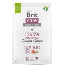 Brit Care Dog Sustainable Junior Large Breed Chicken & Insect 3 kg