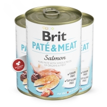 Brit konzerva Paté & Meat Salmon 400 g