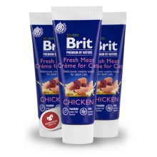 Brit Premium Cat by Nature Chicken Fresh Meat Créme 75 g