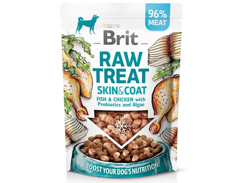 Brit Raw Treat Skin & Coat Freeze-dried Fish & Chicken 40 g