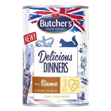 Butcher's Cat Delicious kousky jeleního v želé 400 g