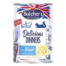 Butcher's Cat Delicious kousky pstruha v želé 400 g