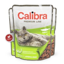 Calibra Cat kapsička Sterilised losos 100 g