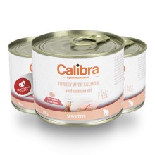 Calibra Cat konzerva Sensitive krůta a losos 200 g