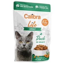 Calibra Cat Life kapsička Duck in Gravy 85 g