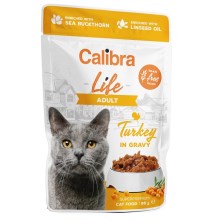 Calibra Cat Life kapsička Turkey in Gravy SET 28x 85 g