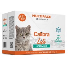 Calibra Cat Life Multipack kapsiček Sterilised 12x 85 g