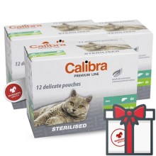 Calibra Cat Multipack kapsiček Sterilised 12 ks
