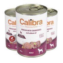 Calibra Dog konzerva Adult zvěřina s brusinkami 400 g
