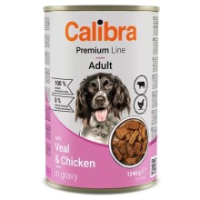 Calibra Dog Premium konzerva Veal & Chicken 1240 g 