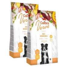 Calibra Dog Verve GF Adult Medium Chicken & Duck SET 2x 12 kg