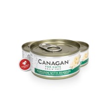Canagan Cat konzerva kuře a mořský vlk 75 g (EXP 8.3.2024)