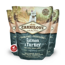 Carnilove Dog Salmon & Turkey for LB Puppies 1,5 kg