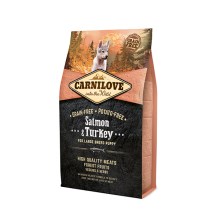 Carnilove Dog Salmon & Turkey for LB Puppies 4 kg