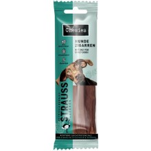 Chewies Hundezigarren pštrosí salámky s malinami a rybízem 75 g