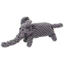 Dog Fantasy hračka splétaný slon 40 cm