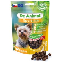 Dr. Animal SportLine výcvikové odměny kuřecí 100 g Dr. Animal SportLine výcvikové odměny kuřecí 100 g