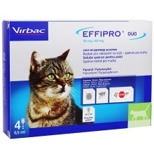 Effipro Duo spot-on pro kočky 4x 0,5 ml