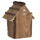 Esschert Design dřevěná budka pro ptáky se slaměnou střechou 27 cm