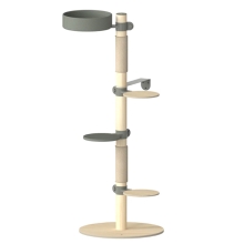 Fantail škrabadlo s odpočívadlem No. 4 zelené 182 cm