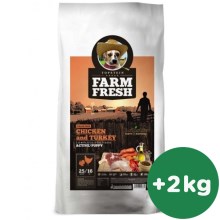 Farm Fresh GF Chicken & Turkey Active/Puppy 15 kg