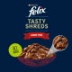 Felix Tasty Shreds Multipack masové receptury ve šťávě 12x 80 g