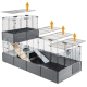 Ferplast Multipla Double Nera klec pro hlodavce 107,5 cm ARCHIV
