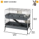 Ferplast Rabbit Double 120 klec pro králíka se stojanem 118 cm