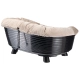 Ferplast Sofa Throne 6 vyvýšený pelech s potahem černý 73 cm