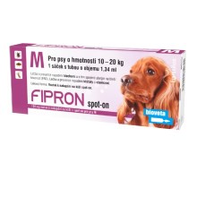 Fipron 134 mg spot-on pro psy M 1x 1,34 ml