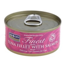 Fish4Cats Finest konzerva s tuňákem a lososem 70 g