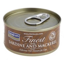 Fish4Cats Finest konzerva se sardinkou a makrelou 70 g
