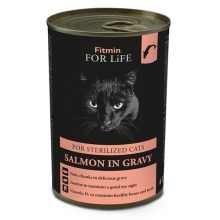Fitmin Cat For Life konzerva Sterilized Salmon 415 g