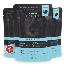 Fitmin Dog For Life kapsička Puppy Turkey in Gravy 85 g