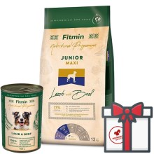 Fitmin Dog Maxi Junior Lamb With Beef 12 kg
