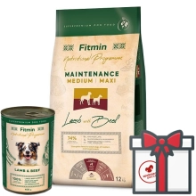 Fitmin Dog Medium/Maxi Maintenance Lamb With Beef 12 kg