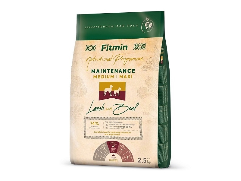Fitmin Dog Medium/Maxi Maintenance Lamb With Beef 2,5 kg