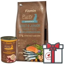 Fitmin Dog Purity GF Adult & Junior Fish Menu 12 kg