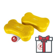 FitPaws balanční kost Mini žlutá (2 ks)