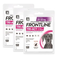 Frontline Tri-Act spot-on pro psy SET 3x L (20-40 kg) Frontline Tri-Act spot-on pro psy SET 3x L (20-40 kg)